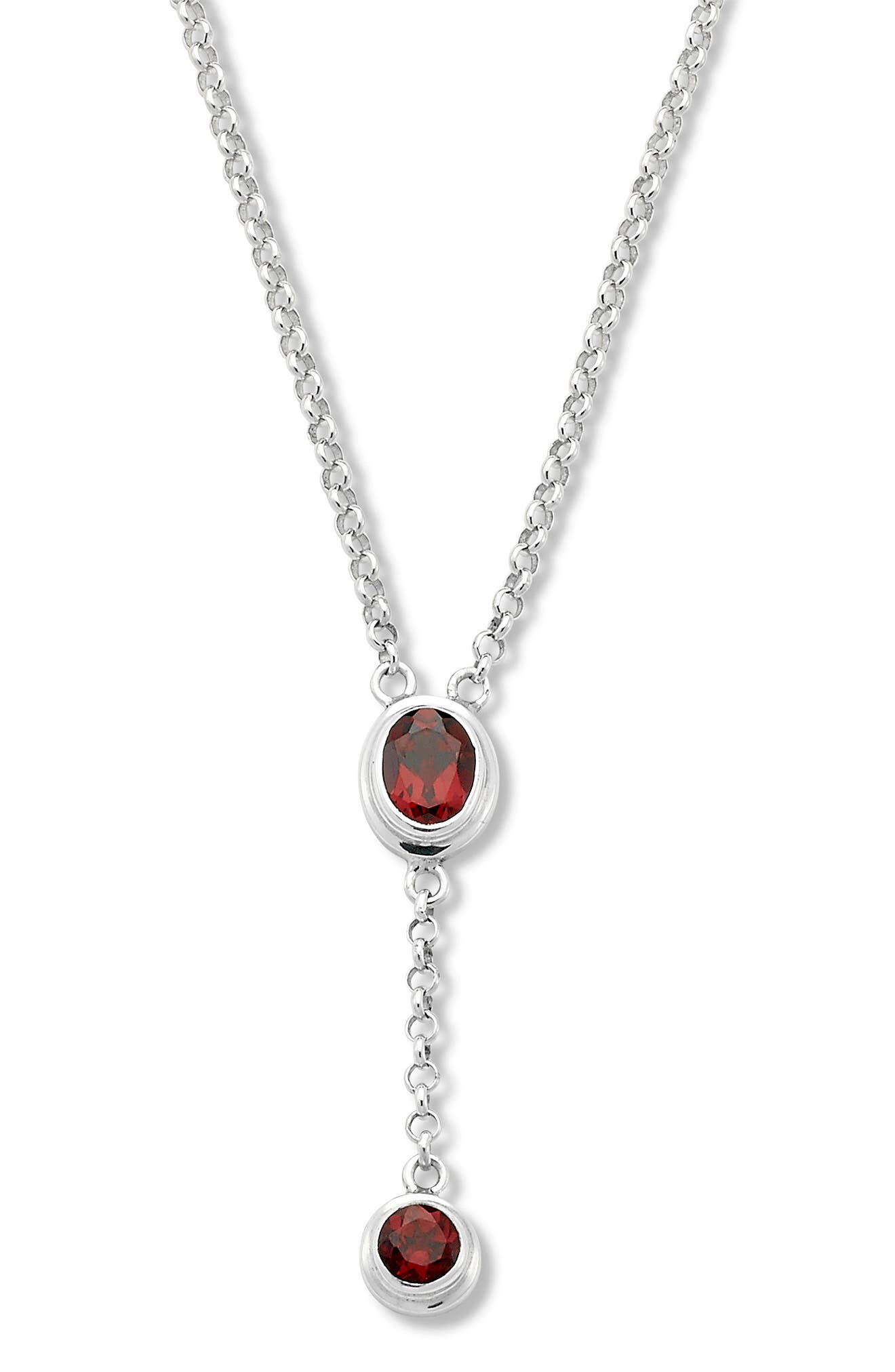 garnet necklace h samuel