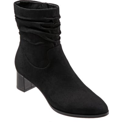 Trotters Krista Slouchy Bootie- Black