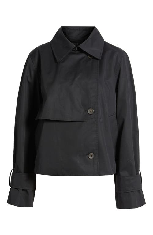 Shop & Other Stories Short Trench Coat In Black