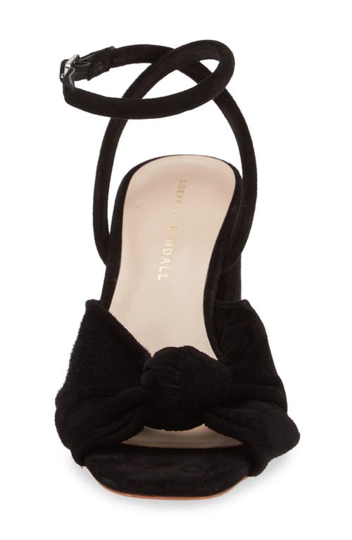 Loeffler Randall Fiamma Ankle Strap Sandal In Black