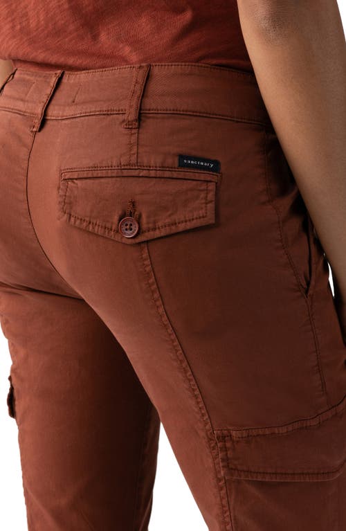 Sanctuary Rebel Cargo Pants In Cool Clay In Rich Clay