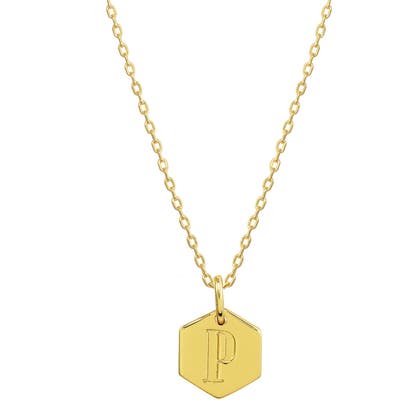 Stella + Ruby Monogram Initial Pendant Necklace