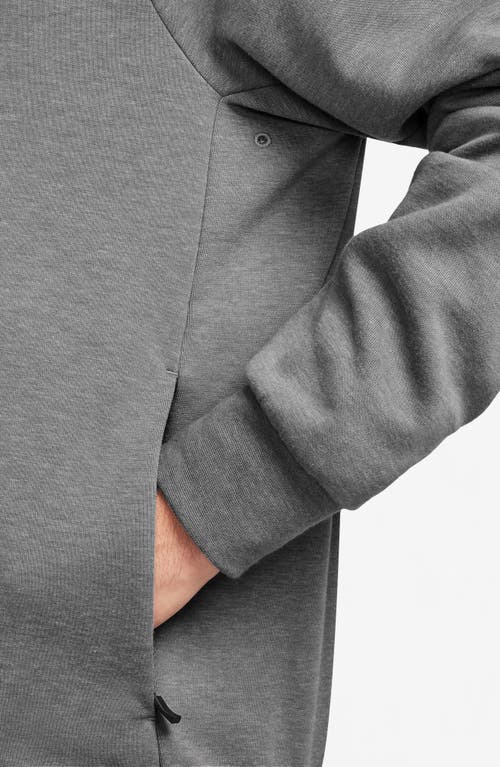 Nike Primary Dri-fit Full Zip Hoodie In Cool Grey/heather