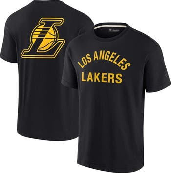 Unisex Fanatics Signature Black Los Angeles Lakers Super Soft Long Sleeve T-Shirt Size: Small