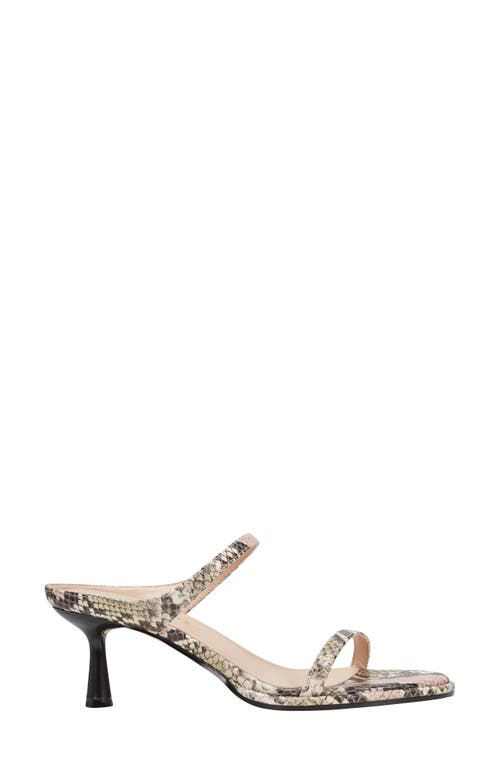 Shop Marc Fisher Ltd Alonde Kitten Heel Slide Sandal In Light Natural