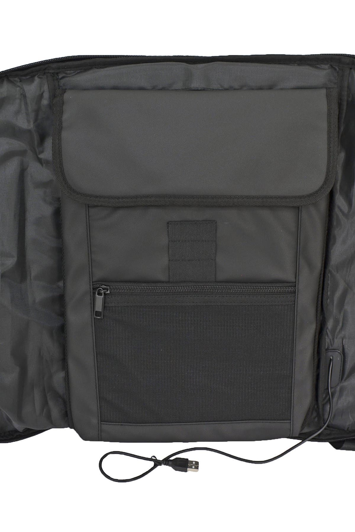 Duchamp Z Zipper Backpack In Black