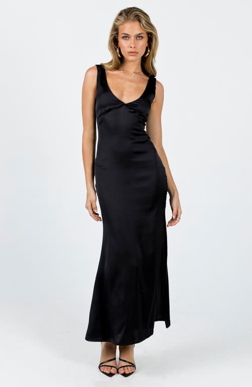 Shop Princess Polly Lynsey Maxi Dress In Black