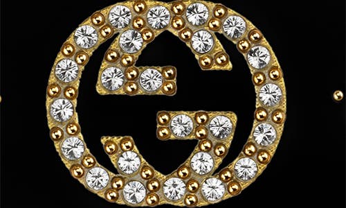 Gucci Gg Star Hair Clip In Gold/black