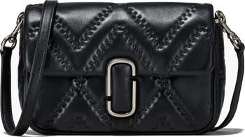 Marc Jacobs The Quilted Leather J Marc Mini Bag in Black. - Yahoo Shopping