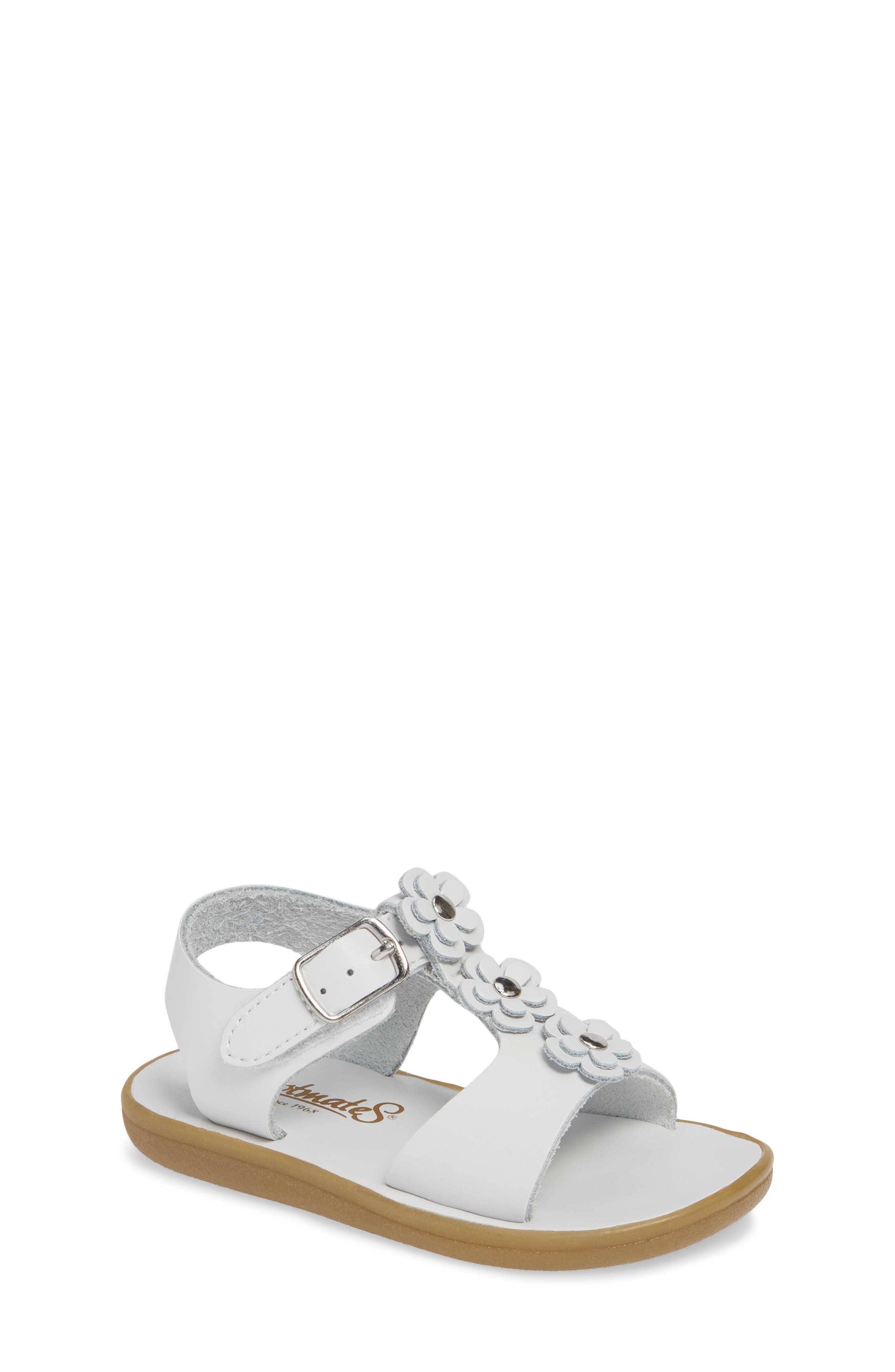 footmates white sandals