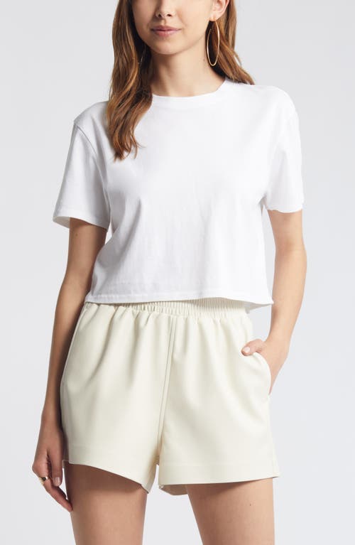 Open Edit Boxy Crop T-Shirt at Nordstrom,