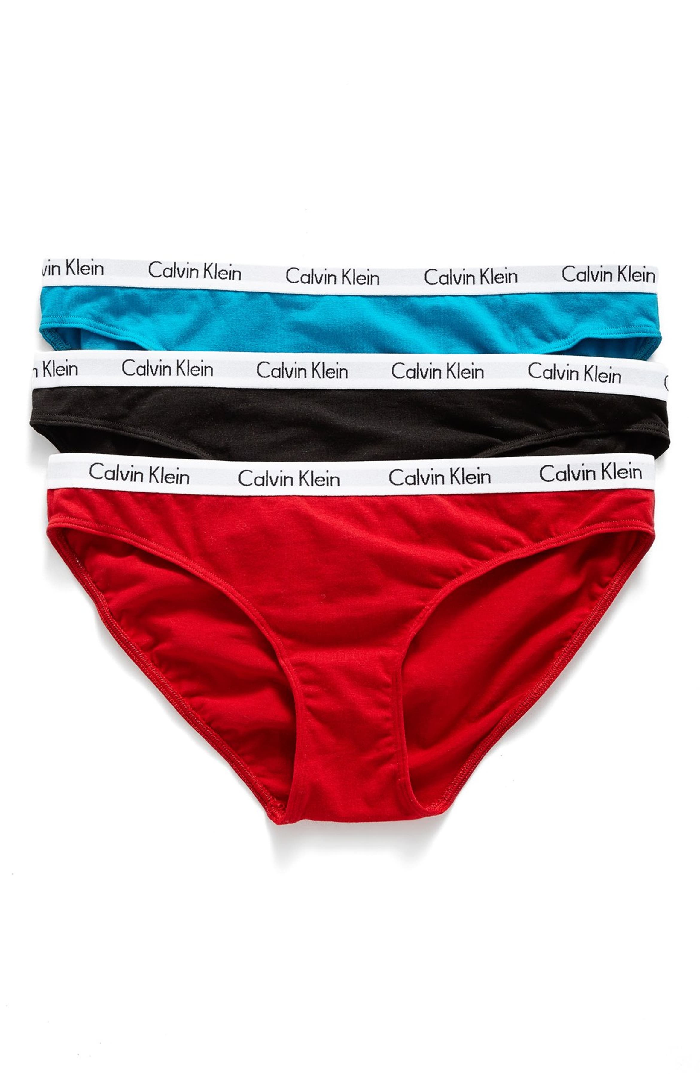 Calvin Klein 'Carousel' Logo Bikini (3-Pack) | Nordstrom