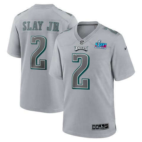 Women's Nike Jalen Hurts Gray Philadelphia Eagles Super Bowl LVII Patch  Atmosphere Fashion Game Jersey