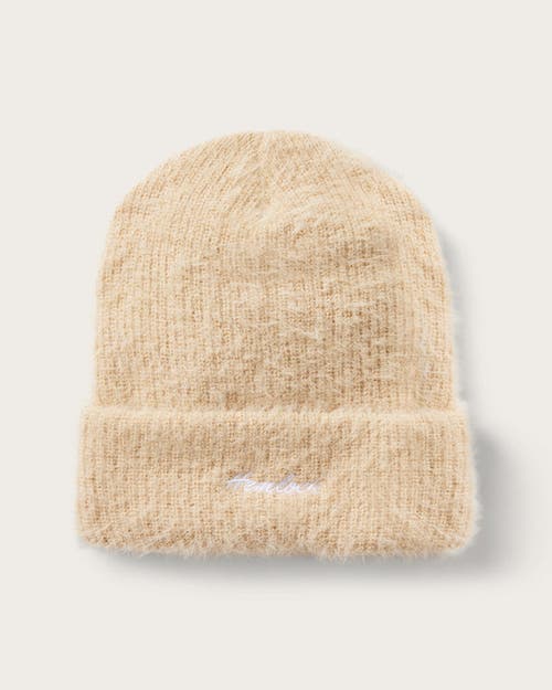 Hemlock Ivy Fuzzy Beanie In Oat