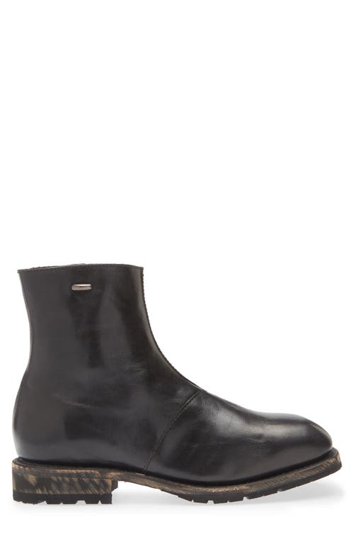 Our Legacy Engine Boot Ankle Boots In Black Leather In Black