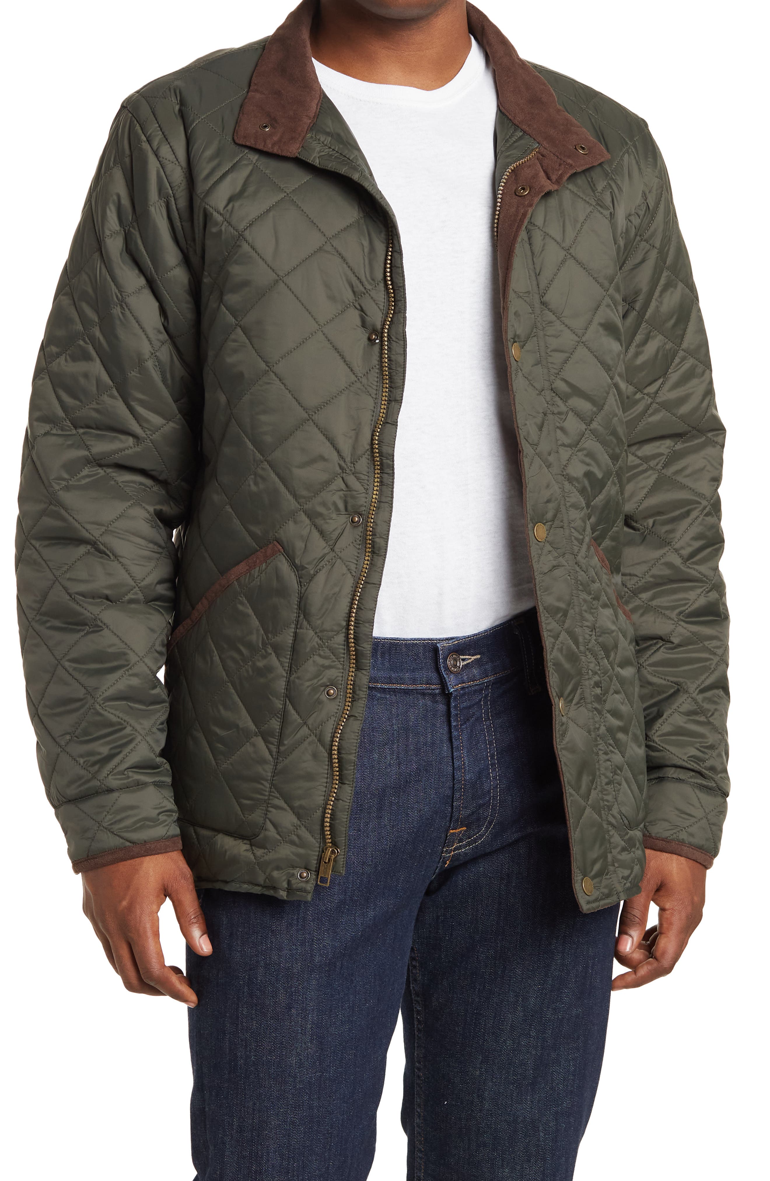 weatherproof quilted jacket