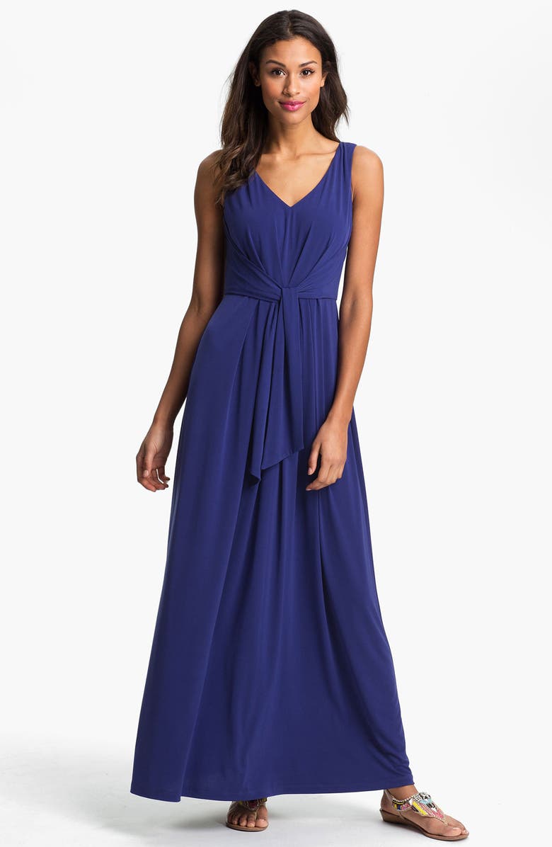 Suzi Chin for Maggy Boutique Tie Front Maxi Dress | Nordstrom
