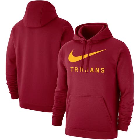 Men's '47 Burgundy Washington Football Team Lacer V-Neck Pullover Hoodie