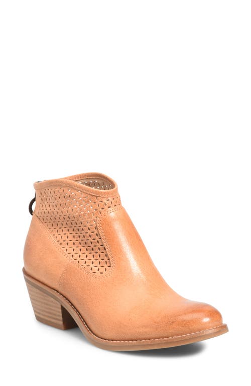 Shop Söfft Aisley Perforated Bootie In Apricot Tan