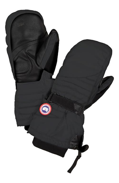 Canada Goose Waterproof 600 Fill Power Down Mittens in Black at Nordstrom, Size X-Small