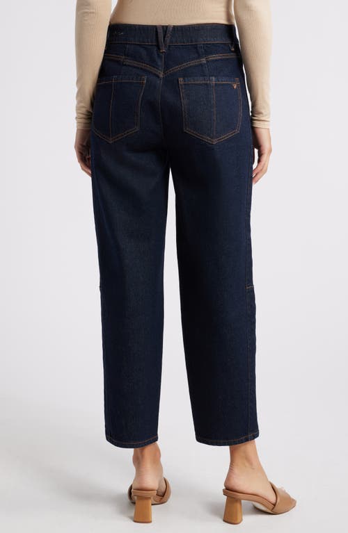 Shop Wit & Wisdom 'ab'solution Skyrise Barrel Jeans In Dark Indigo