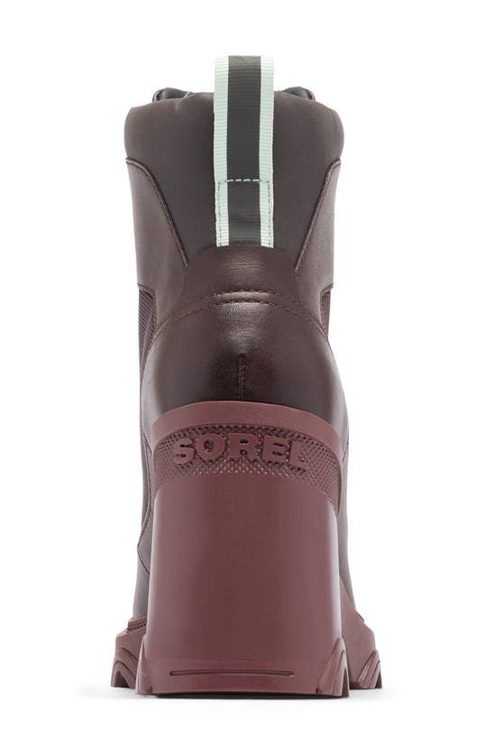 Sorel Brex Waterproof Bootie In New Cinder Sea Sprite