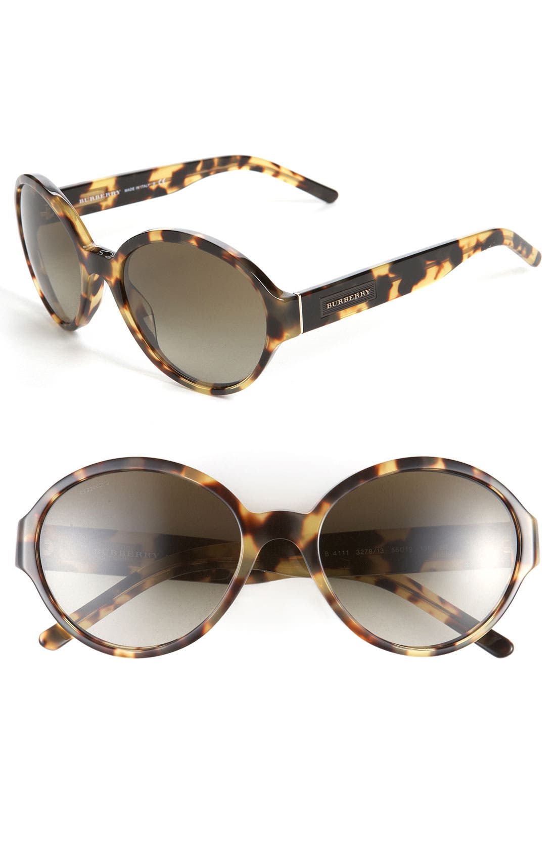 burberry round sunglasses
