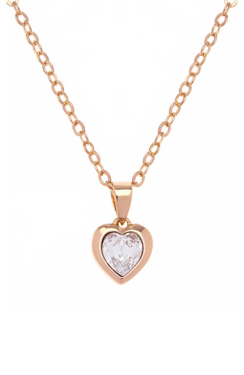 Ted Baker London Hannela Crystal Heart Pendant Necklace at Nordstrom