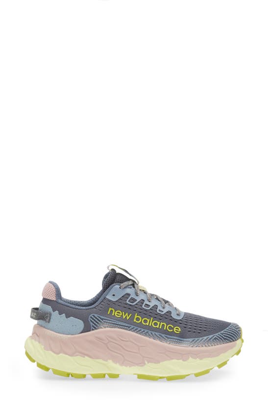 Shop New Balance Fresh Foam X More Trail V3 Sneaker In Arctic Grey/ Orb Pink