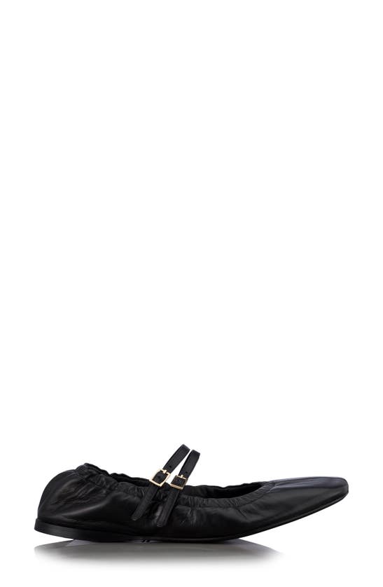 Frame Le Sunset Mary Jane Ballet Flat In Noir