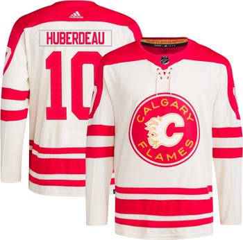 Jonathan Huberdeau Calgary Flames Youth Cream 2023 NHL Heritage