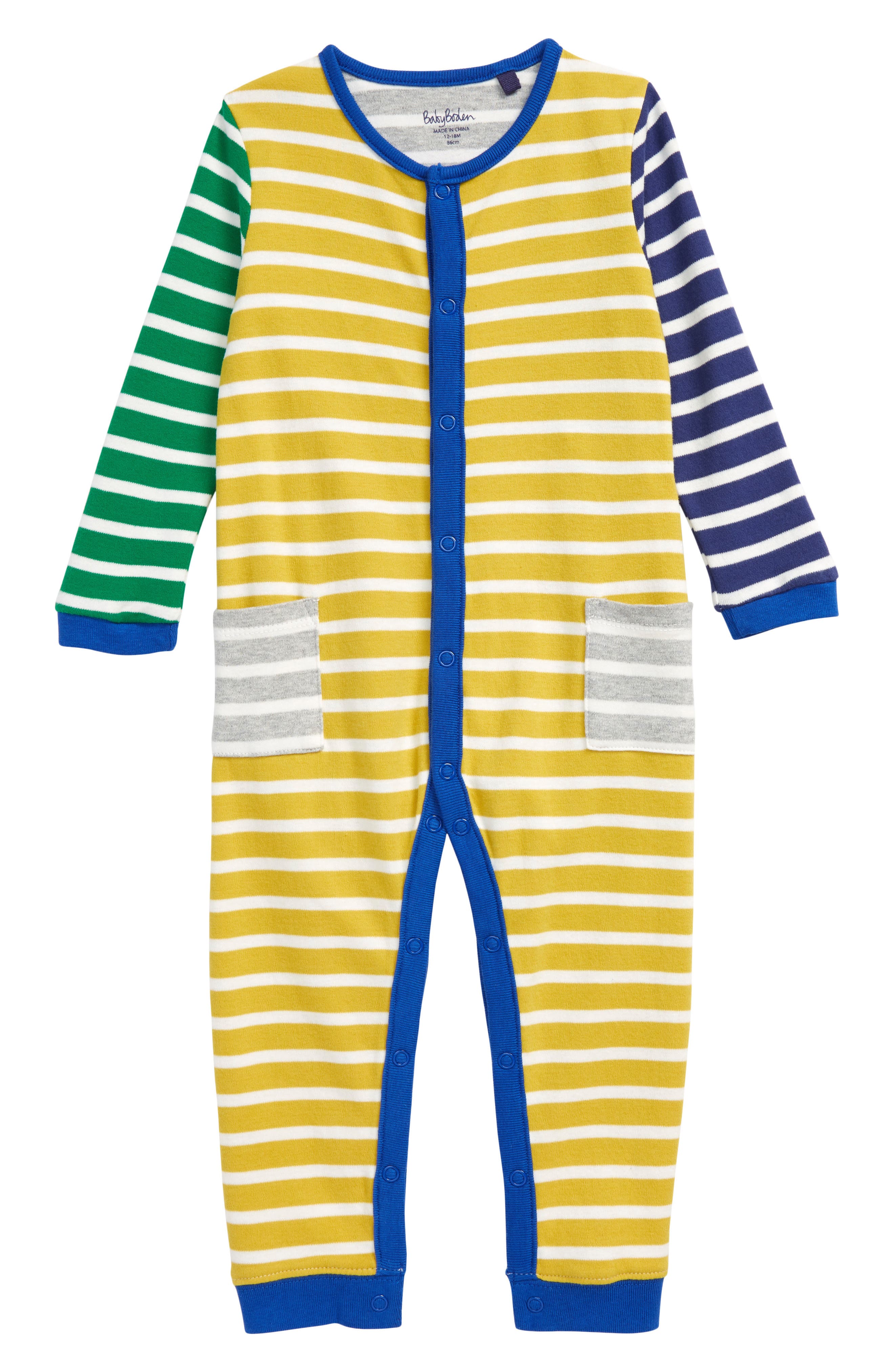 yellow romper baby boy