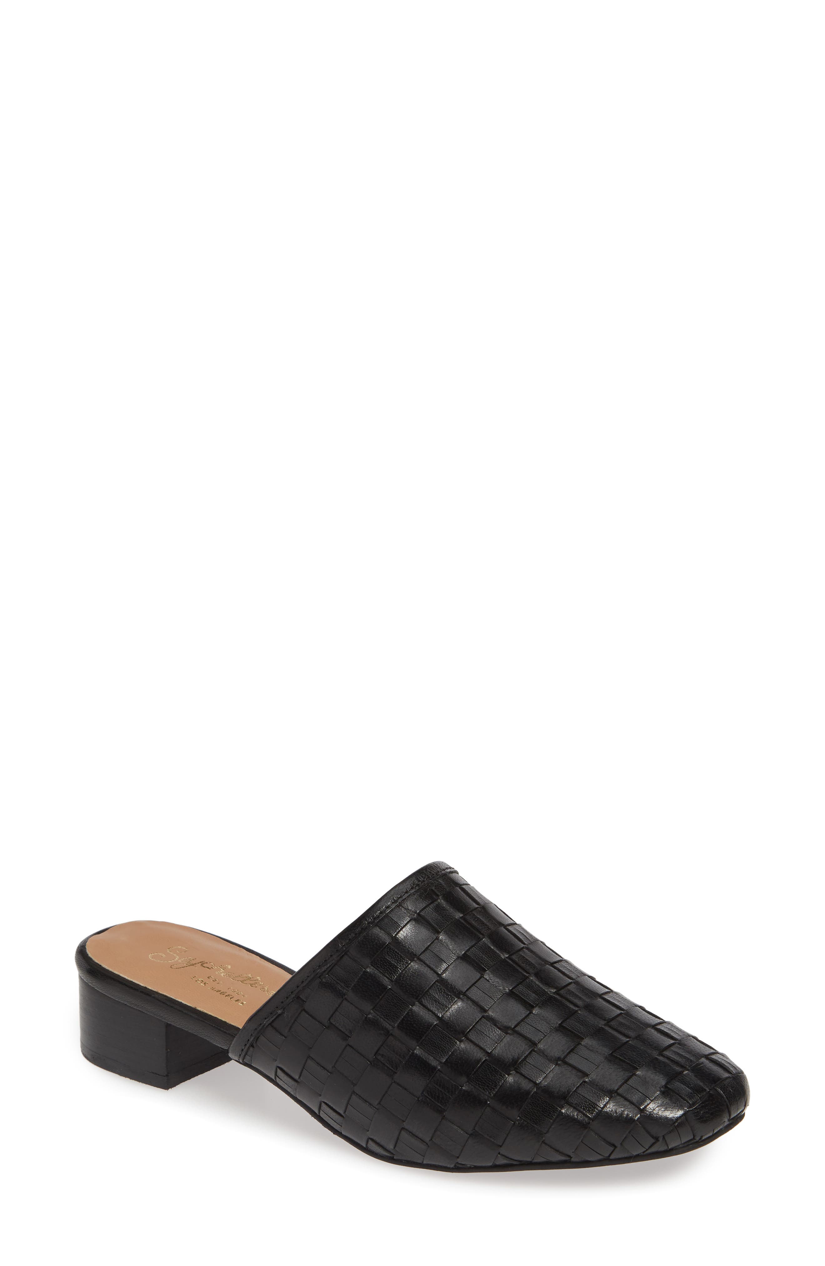 seychelles woven mules