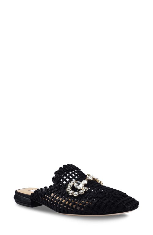 Shop Zigi Isabelle Crystal Bit Mule In Black