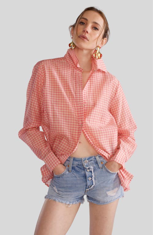 CYNTHIA ROWLEY CYNTHIA ROWLEY GENEVA SILK COTTON SHIRT 