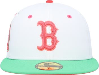 New Era Men's New Era White/Green Boston Red Sox 1999 MLB All-Star Game  Watermelon Lolli 59FIFTY Fitted Hat
