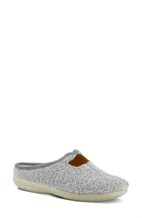 Shop Flexus By Spring Step Paddington Faux Shearling Slipper In Grey