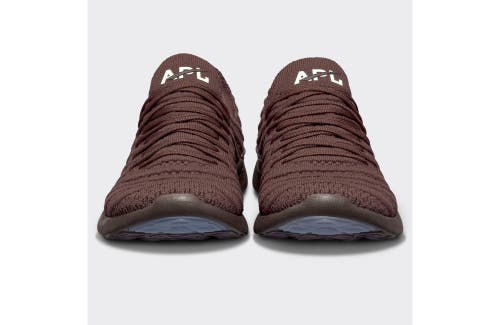 Shop Apl Athletic Propulsion Labs Techloom Wave Sneakers In Chocolate/ivory