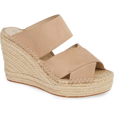 Kenneth Cole New York Olivia Wedge Slide Sandal- Beige