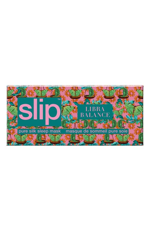 Shop Slip Pure Silk Zodiac Sleep Mask In Libra