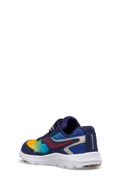 Saucony Ride 10 Jr. Sneaker In Blue/yellow