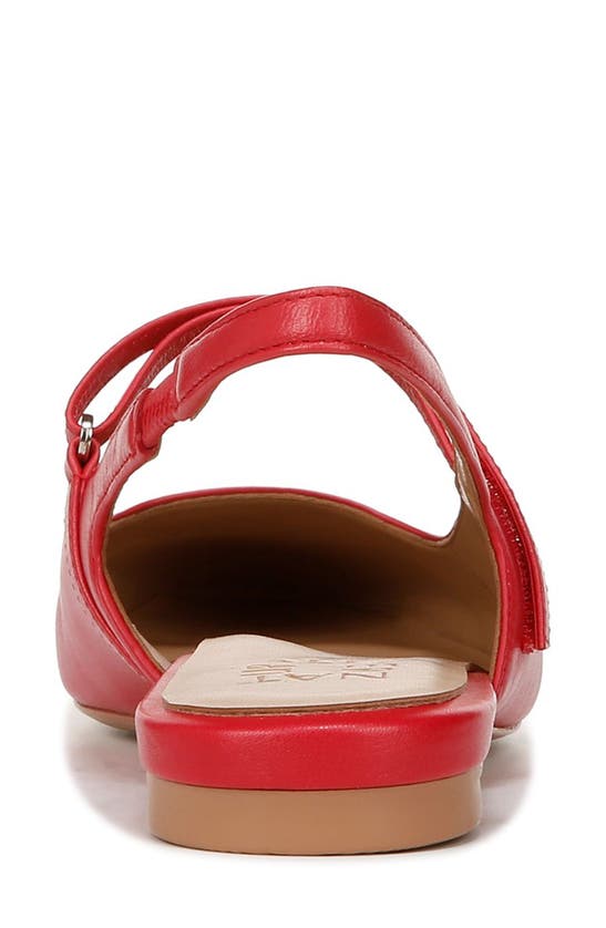 Shop Naturalizer Connie Slingback Mary Jane Flat In Crantini Red Leather