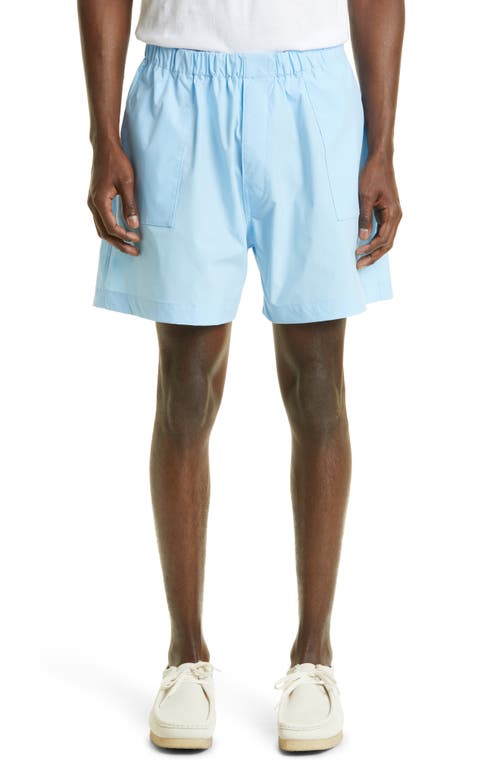 Mackintosh Relaxed Fit Water Repellent Plain Captain Shorts in Blue