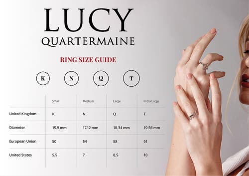 Shop Lucy Quartermaine Double Drop Ring In Sterling Silver