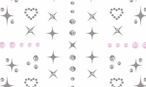 Le Mini Macaron Mini Nail Stickers In Le Glam