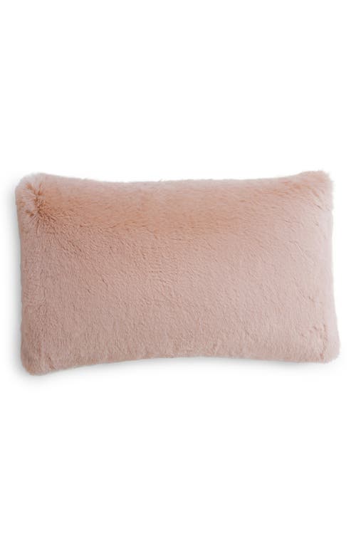 UnHide Squish Fleece Lumbar Pillow in Rosy Baby at Nordstrom