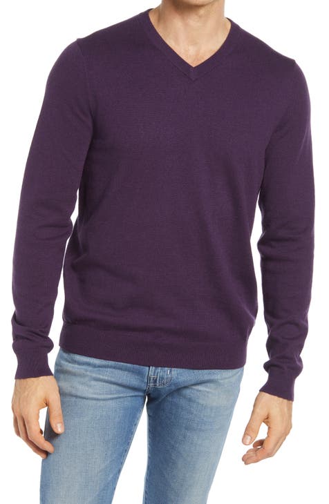 Mens Purple V Neck Sweaters Nordstrom