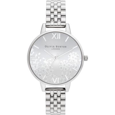 Olivia Burton Bejewelled Lace Bracelet Watch,