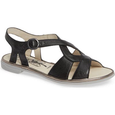 Fly London Cula Sandal, Black