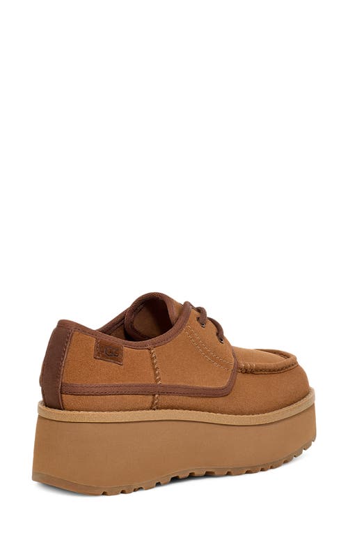 Shop Ugg(r) Cityfunc Water Resistant Platform Derby In Chestnut